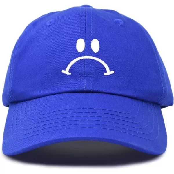 DALIX Sad Face Hat Mens Womens Sadface Frowning Baseball Cap