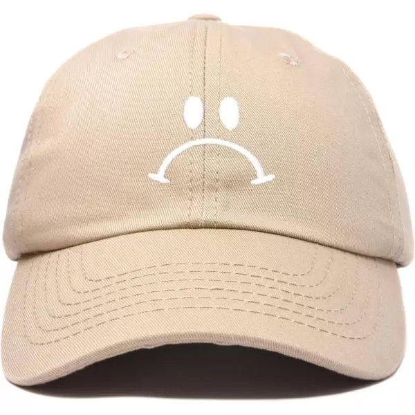 DALIX Sad Face Hat Mens Womens Sadface Frowning Baseball Cap