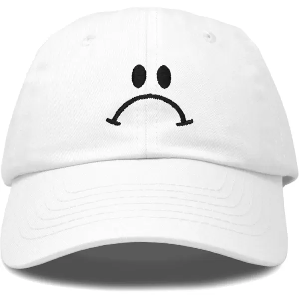DALIX Sad Face Hat Mens Womens Sadface Frowning Baseball Cap