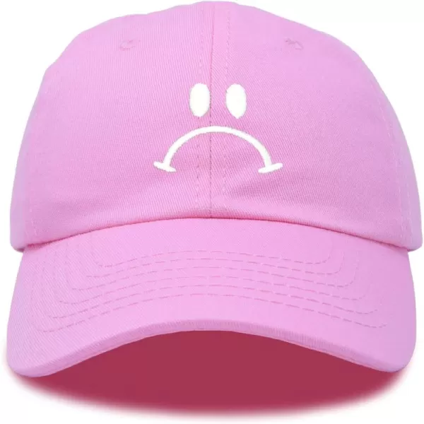 DALIX Sad Face Hat Mens Womens Sadface Frowning Baseball Cap