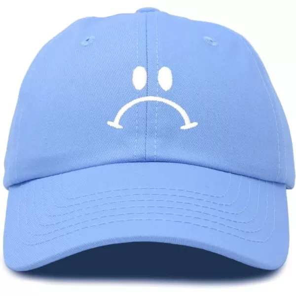 DALIX Sad Face Hat Mens Womens Sadface Frowning Baseball Cap
