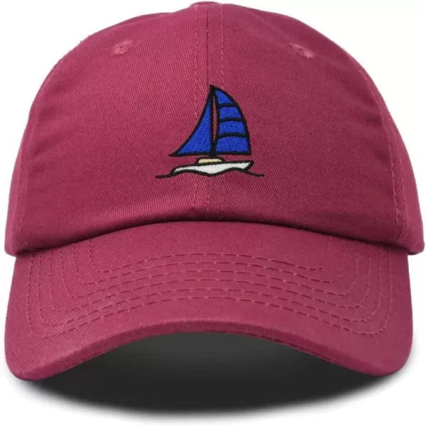 DALIX Sailboat Hat Embroidered Cotton Baseball Dad Cap Men