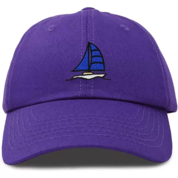 DALIX Sailboat Hat Embroidered Cotton Baseball Dad Cap Men