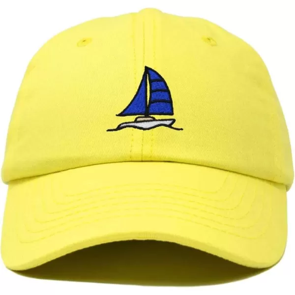 DALIX Sailboat Hat Embroidered Cotton Baseball Dad Cap Men