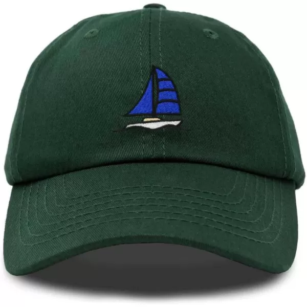 DALIX Sailboat Hat Embroidered Cotton Baseball Dad Cap Men