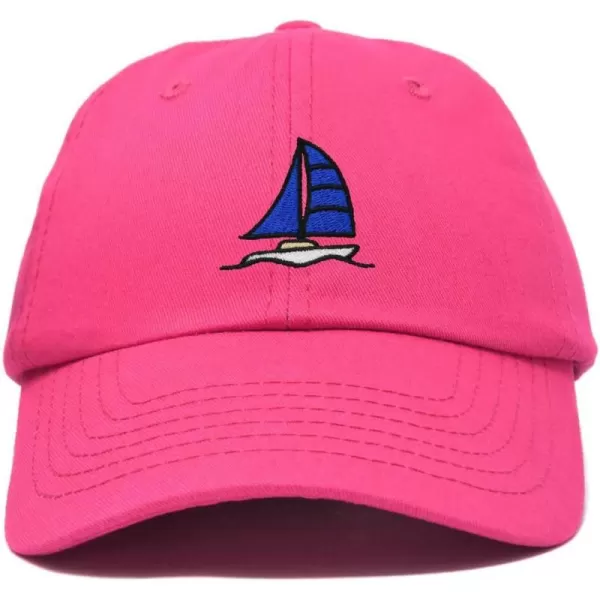 DALIX Sailboat Hat Embroidered Cotton Baseball Dad Cap Men