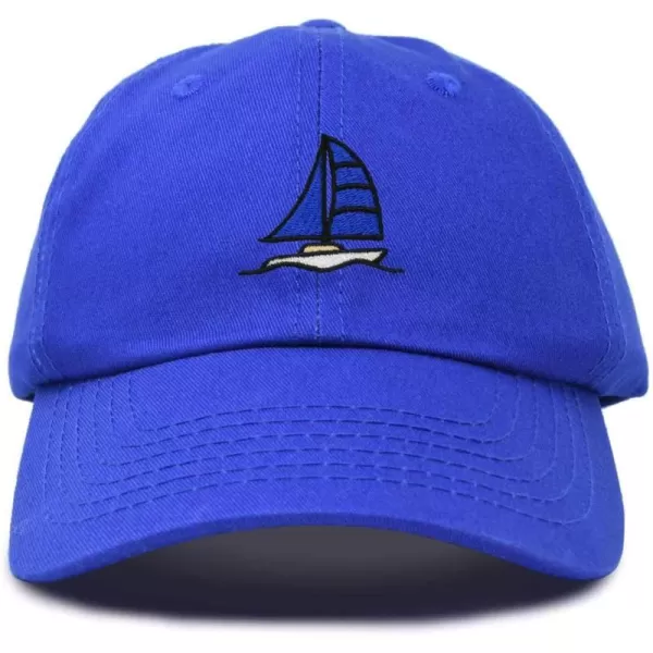 DALIX Sailboat Hat Embroidered Cotton Baseball Dad Cap Men