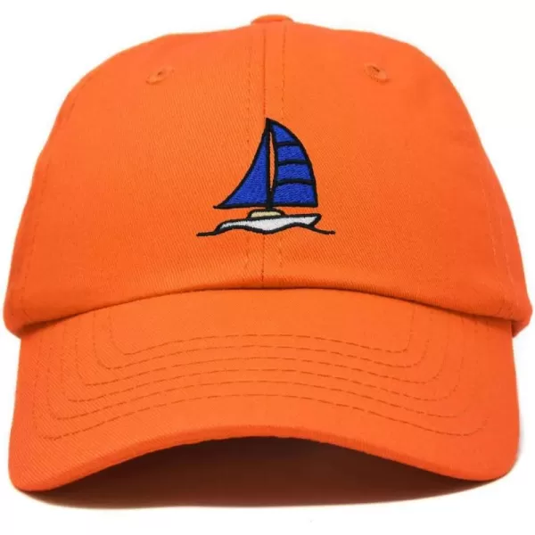 DALIX Sailboat Hat Embroidered Cotton Baseball Dad Cap Men