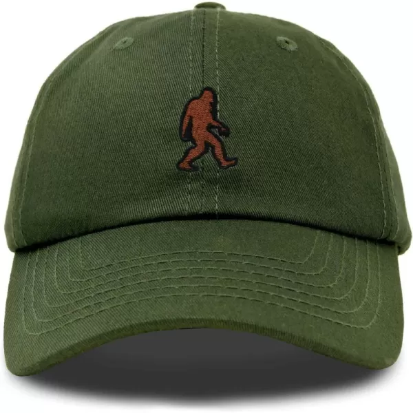DALIX Sasquatch Embroidered Cap Cotton Baseball Summer Cool Dad Hat Mens
