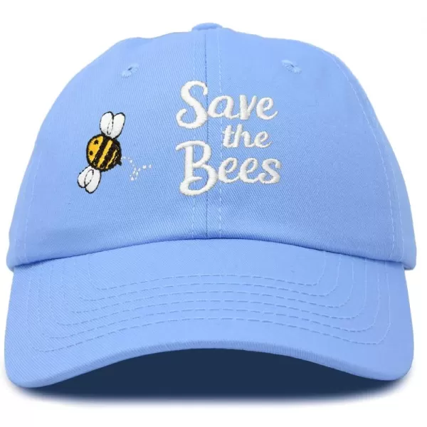 DALIX Save The Bees Baseball Cap Dad Hat Embroidered Women Girls
