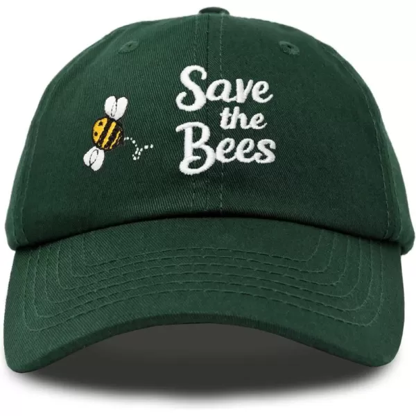 DALIX Save The Bees Baseball Cap Dad Hat Embroidered Women Girls