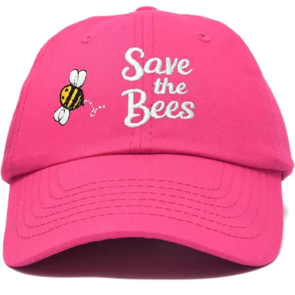 DALIX Save The Bees Baseball Cap Dad Hat Embroidered Women Girls