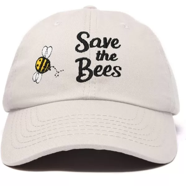 DALIX Save The Bees Baseball Cap Dad Hat Embroidered Women Girls
