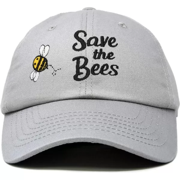 DALIX Save The Bees Baseball Cap Dad Hat Embroidered Women Girls