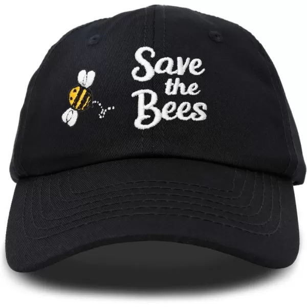 DALIX Save The Bees Baseball Cap Dad Hat Embroidered Women Girls