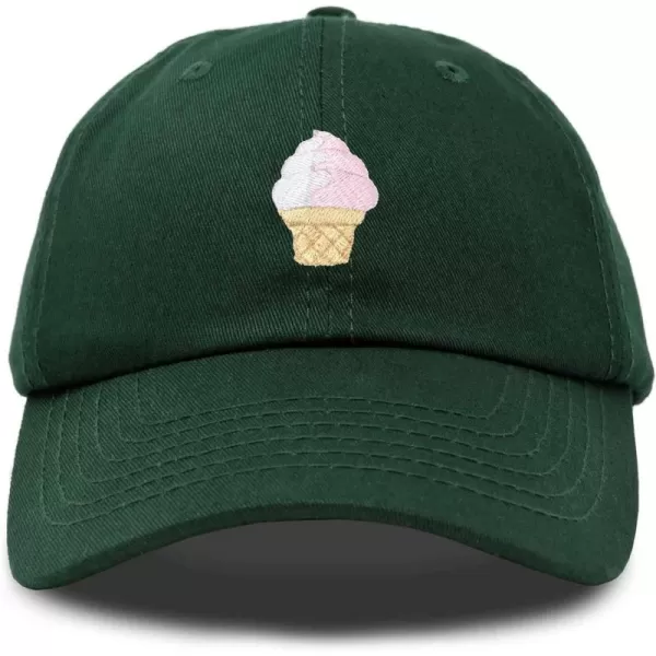 DALIX Soft Serve Ice Cream Hat Cotton Baseball Cap