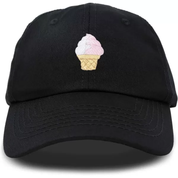 DALIX Soft Serve Ice Cream Hat Cotton Baseball Cap