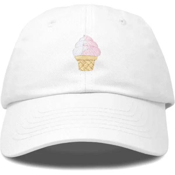 DALIX Soft Serve Ice Cream Hat Cotton Baseball Cap