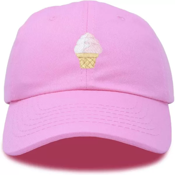 DALIX Soft Serve Ice Cream Hat Cotton Baseball Cap