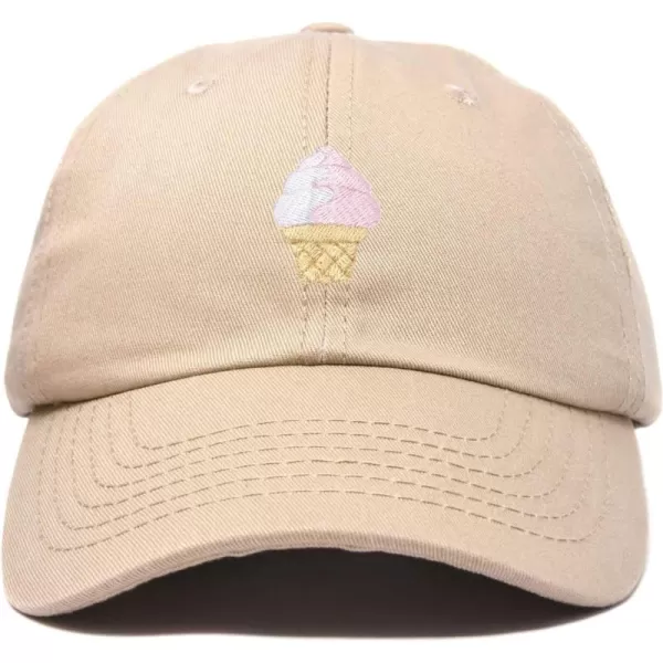 DALIX Soft Serve Ice Cream Hat Cotton Baseball Cap