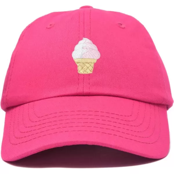DALIX Soft Serve Ice Cream Hat Cotton Baseball Cap