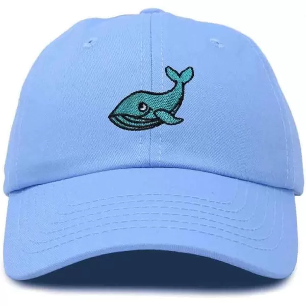 DALIX Whale Embroidered Dad Hat Cotton Baseball Cap Women