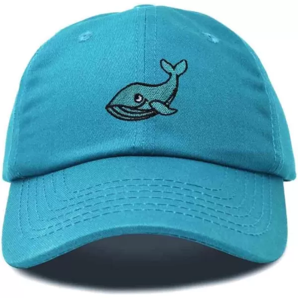 DALIX Whale Embroidered Dad Hat Cotton Baseball Cap Women