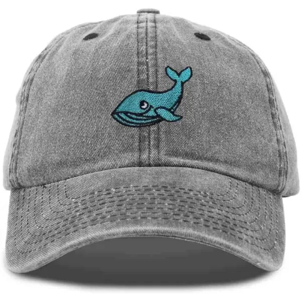 DALIX Whale Embroidered Dad Hat Cotton Baseball Cap Women