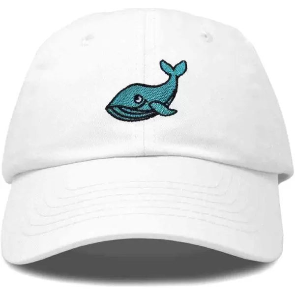 DALIX Whale Embroidered Dad Hat Cotton Baseball Cap Women