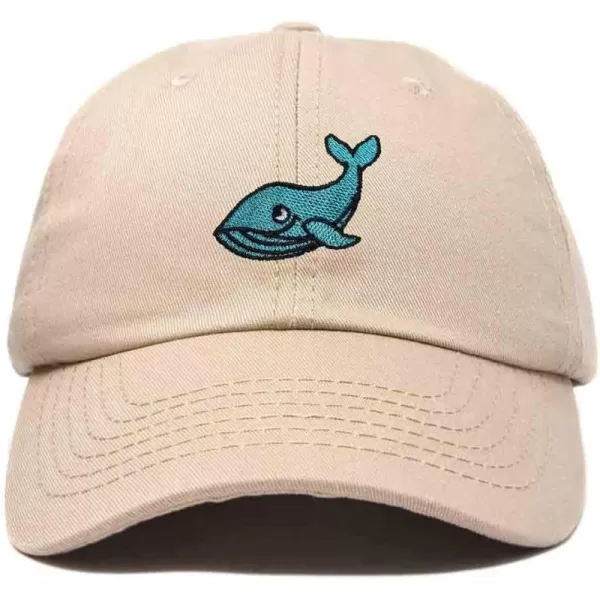DALIX Whale Embroidered Dad Hat Cotton Baseball Cap Women
