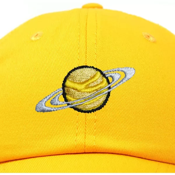 DALIX Embroidered Saturn Baseball Cap Cotton Dad Hat Men