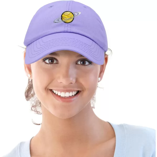 DALIX Embroidered Saturn Baseball Cap Cotton Dad Hat Men