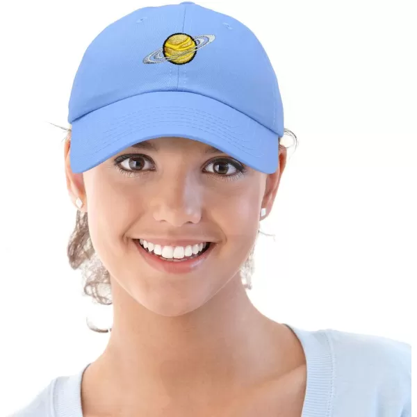 DALIX Embroidered Saturn Baseball Cap Cotton Dad Hat Men