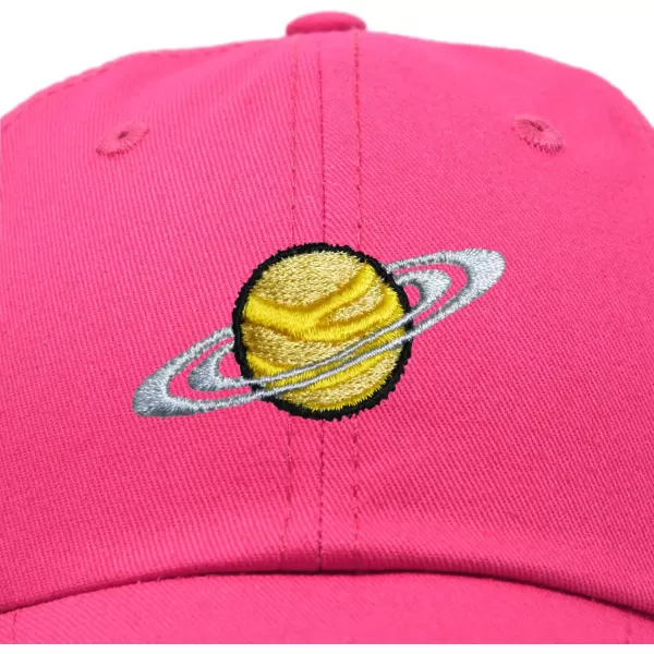 DALIX Embroidered Saturn Baseball Cap Cotton Dad Hat Men