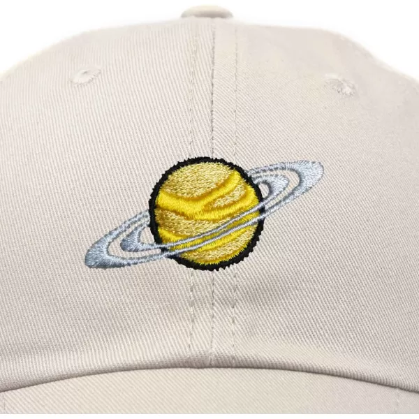 DALIX Embroidered Saturn Baseball Cap Cotton Dad Hat Men