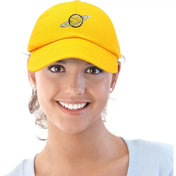 DALIX Embroidered Saturn Baseball Cap Cotton Dad Hat Men
