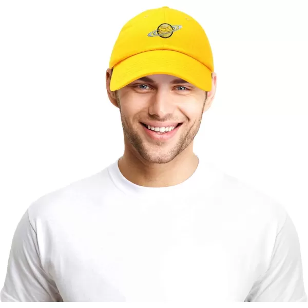 DALIX Embroidered Saturn Baseball Cap Cotton Dad Hat Men