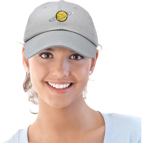 DALIX Embroidered Saturn Baseball Cap Cotton Dad Hat Men