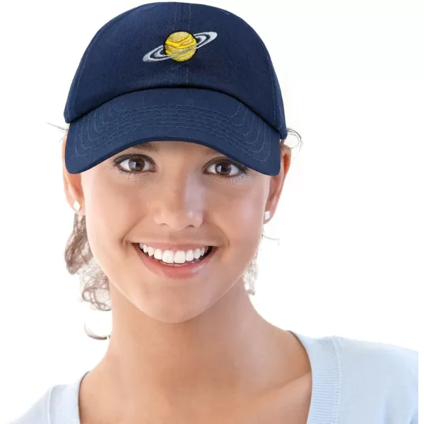DALIX Embroidered Saturn Baseball Cap Cotton Dad Hat Men