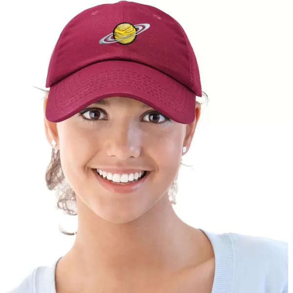 DALIX Embroidered Saturn Baseball Cap Cotton Dad Hat Men