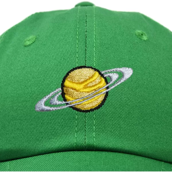 DALIX Embroidered Saturn Baseball Cap Cotton Dad Hat Men