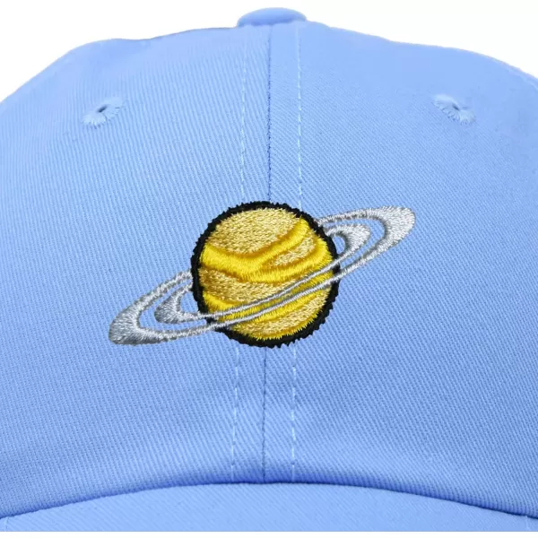 DALIX Embroidered Saturn Baseball Cap Cotton Dad Hat Men