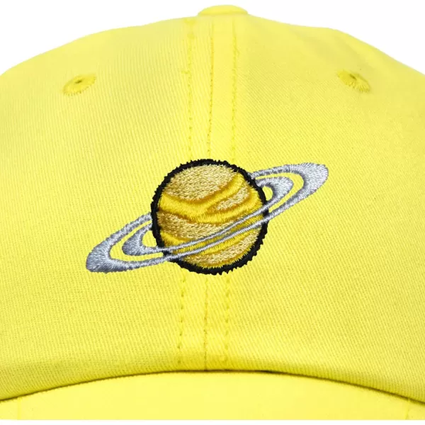 DALIX Embroidered Saturn Baseball Cap Cotton Dad Hat Men