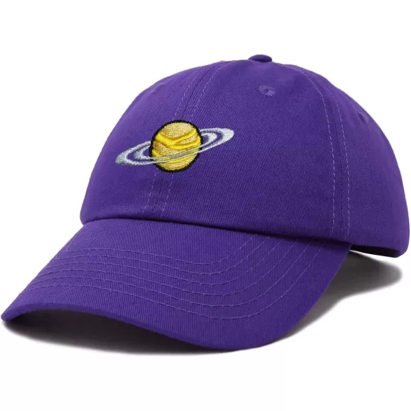 DALIX Embroidered Saturn Baseball Cap Cotton Dad Hat Men