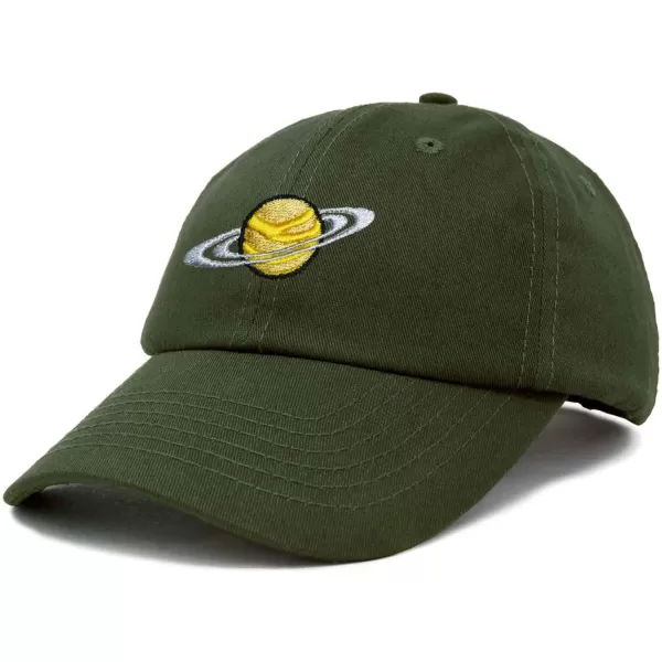 DALIX Embroidered Saturn Baseball Cap Cotton Dad Hat Men