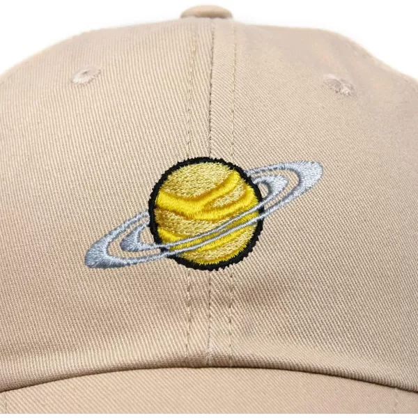 DALIX Embroidered Saturn Baseball Cap Cotton Dad Hat Men