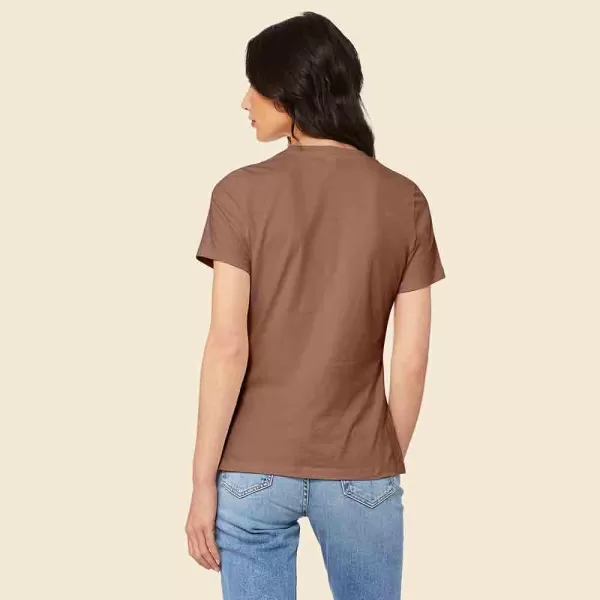 DALIX Heartly Ghost Embroidered Cotton Relaxed Fit Short Sleeve Crewneck Tee Shirt Women
