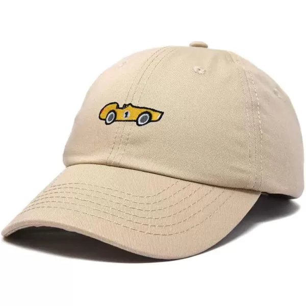 DALIX Race Car Embroidered Dad Cap Classic Cotton Baseball Hat Mens