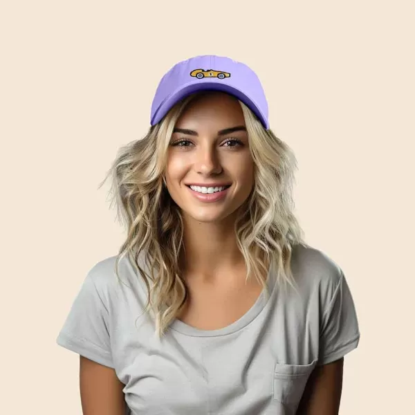 DALIX Race Car Embroidered Dad Cap Classic Cotton Baseball Hat Mens
