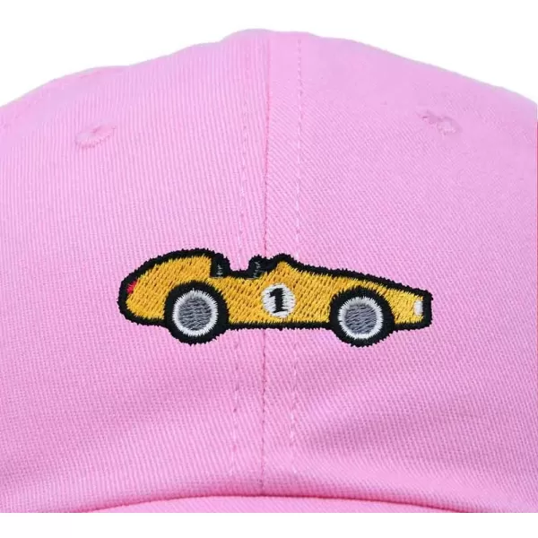DALIX Race Car Embroidered Dad Cap Classic Cotton Baseball Hat Mens